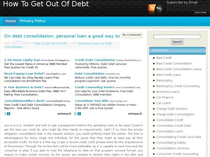 www.howtogetoutofthedebt.info