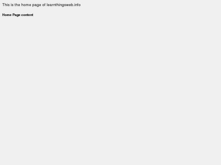 www.learnthingsweb.info