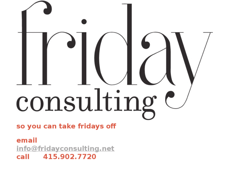 www.fridayconsulting.net