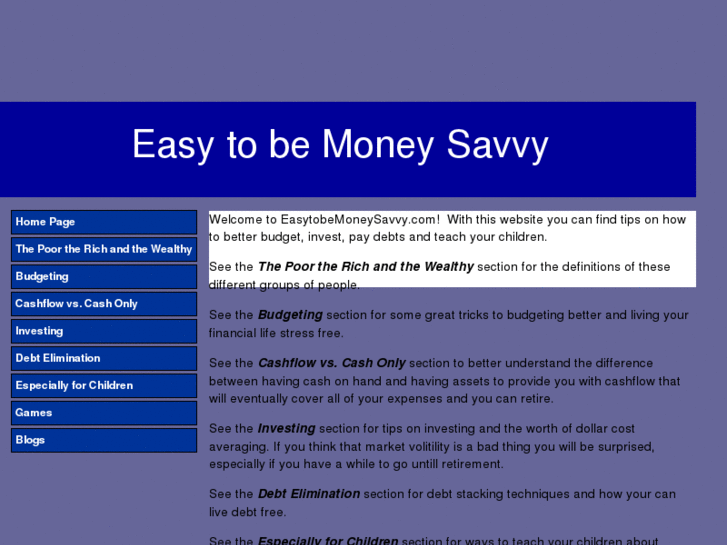 www.easytobemoneysavvy.com