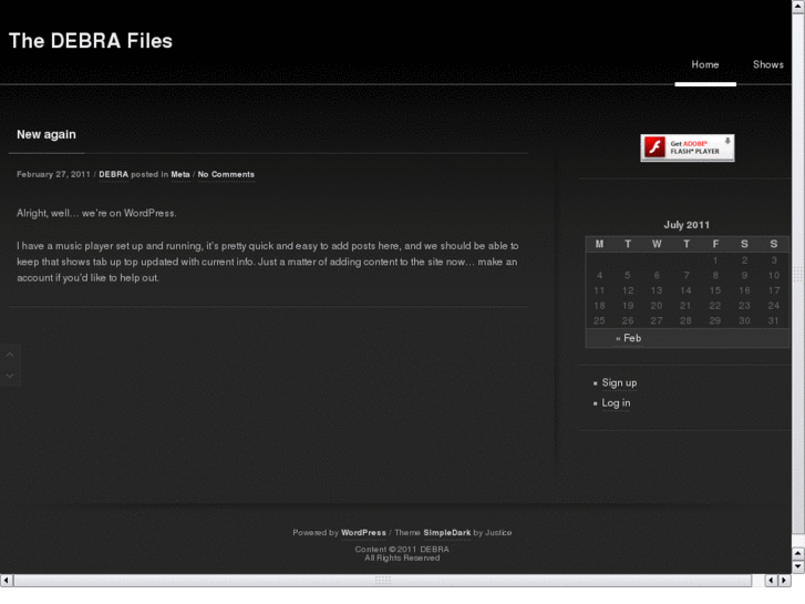 www.thedebrafiles.com