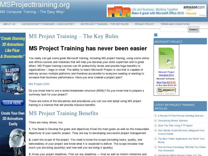 www.msprojecttraining.org