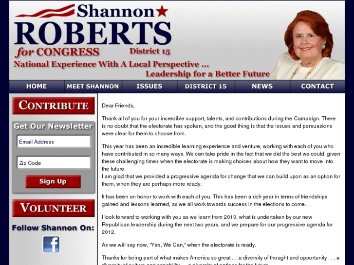 www.shannonrobertsforcongress.net