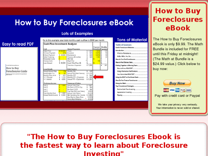 www.howtobuyforeclosuresebooks.com