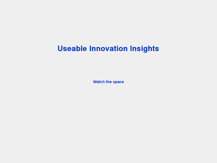 www.useableinnovationinsights.com