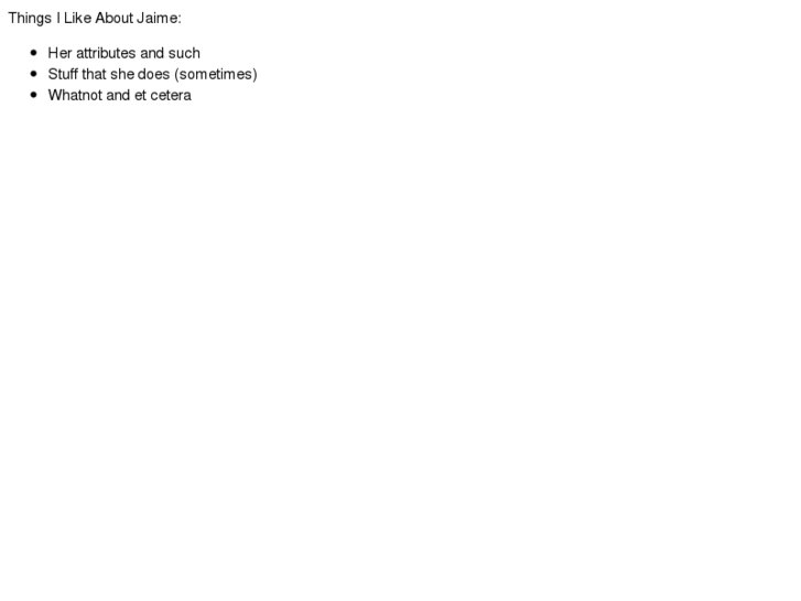 www.things-i-like-about-jaime.com