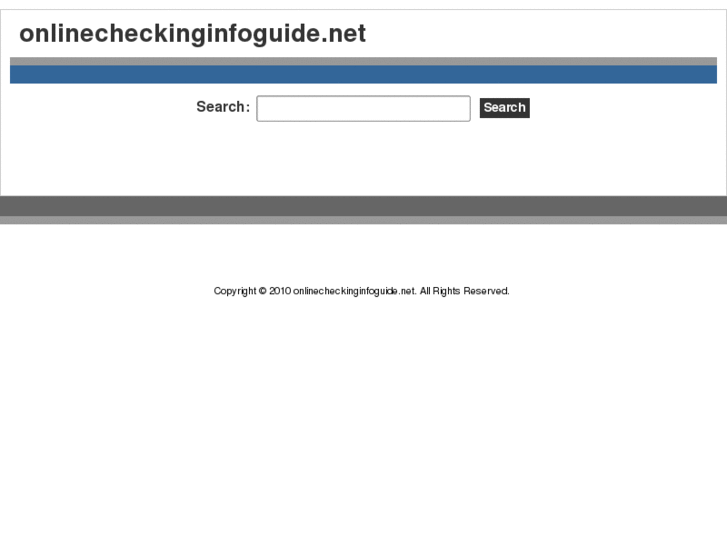 www.onlinecheckinginfoguide.net