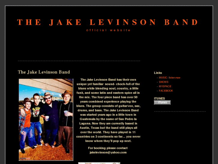 www.thejakelevinsonband.net