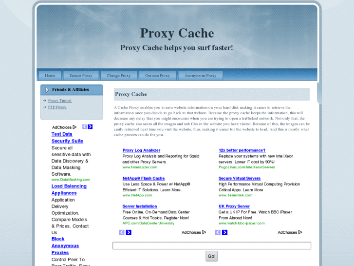 www.proxycache.org