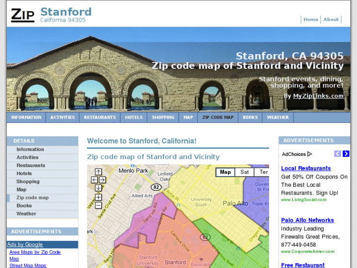 www.stanfordcazipcodes.com
