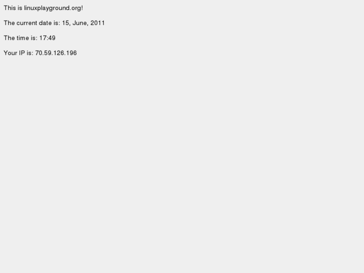 www.linuxplayground.org