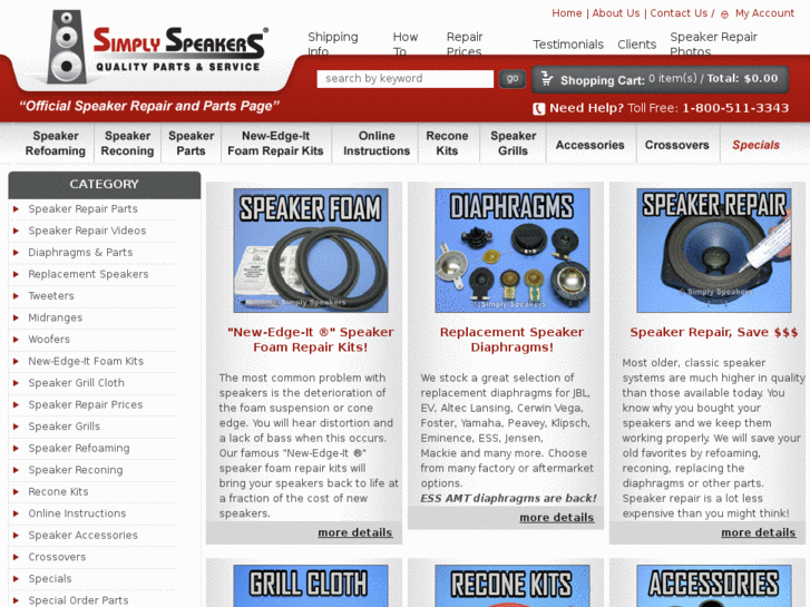 www.speakerfoamkit.com