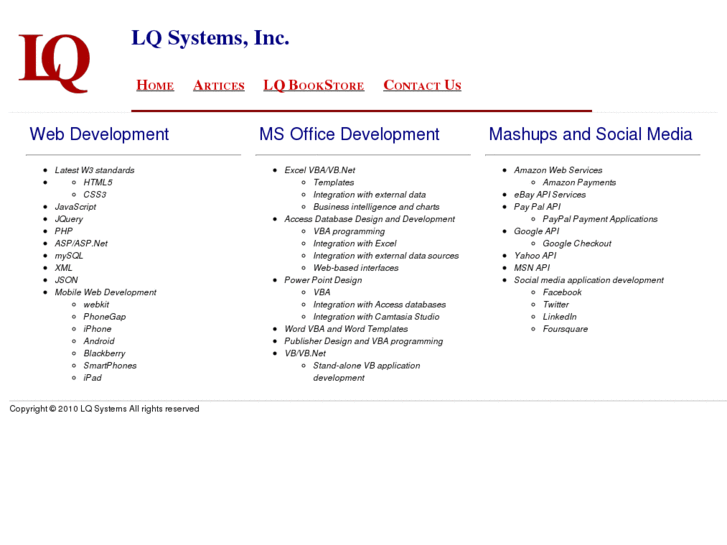 www.lqsystemsshop.com