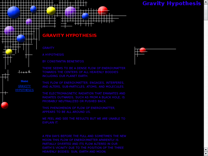 www.gravityhypothesis.net
