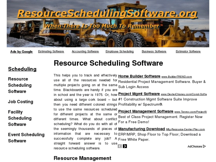www.resourceschedulingsoftware.org