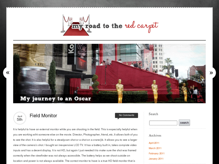 www.myroadtotheredcarpet.net