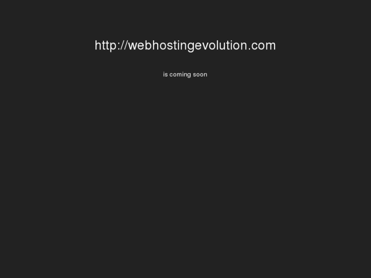 www.webhostingevolution.com