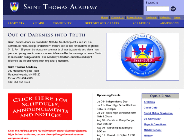 www.saintthomasacademy.net