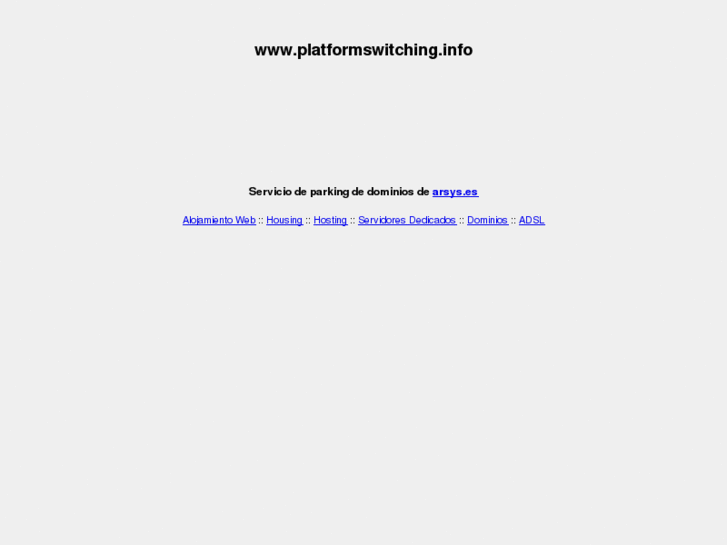 www.platformswitching.info