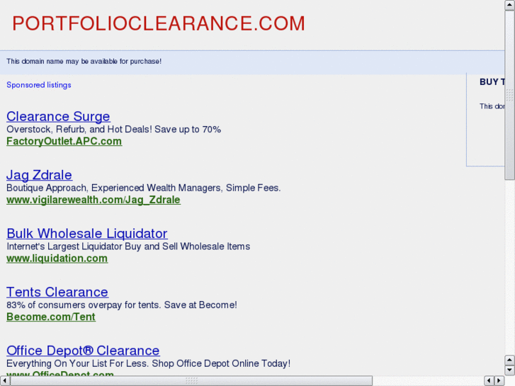 www.portfolioclearance.com