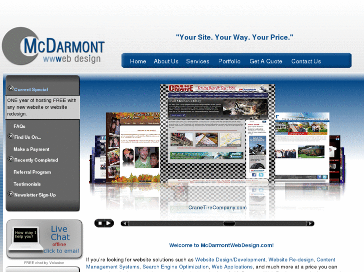 www.mcdarmontwebdesign.net