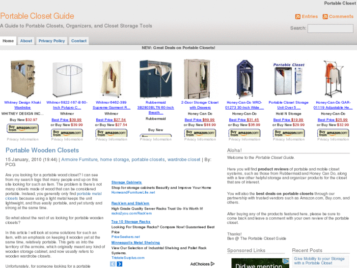 www.portableclosetguide.com