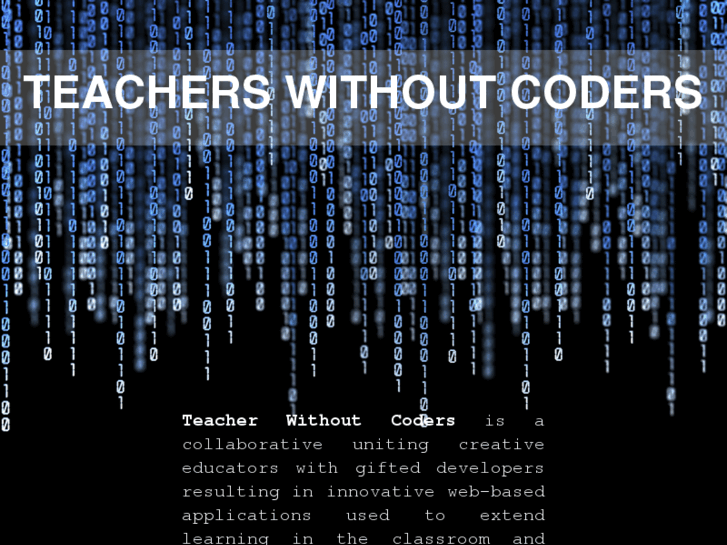 www.teacherswithoutcoders.com