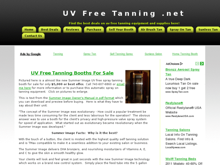 www.uvfreetanning.net