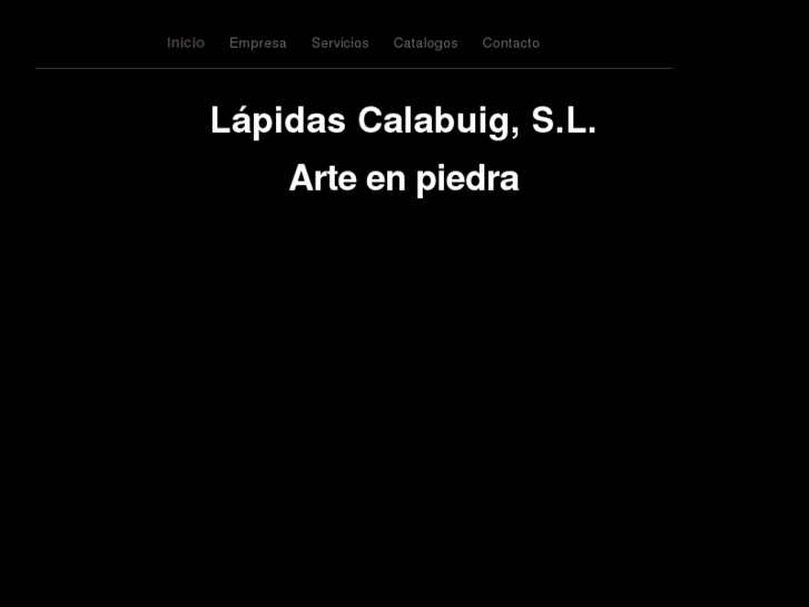 www.lapidascalabuig.es