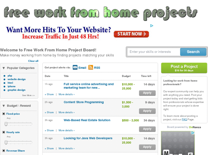 www.freeworkfromhomeprojects.com