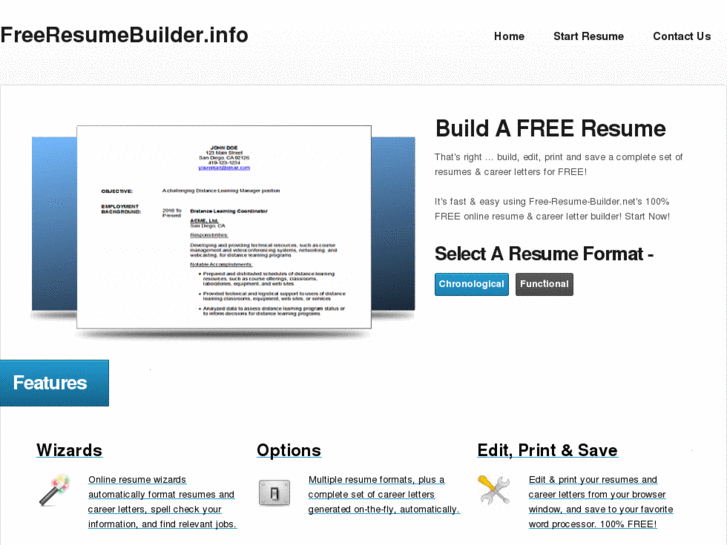 www.freeresumebuilder.info