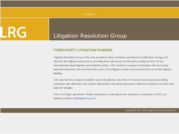 www.litigationresolutiongroup.com