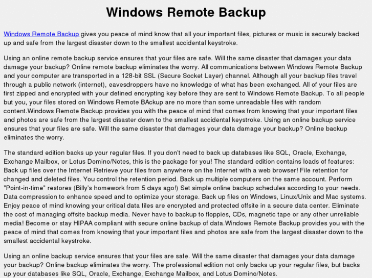 www.windowsremotebackup.org