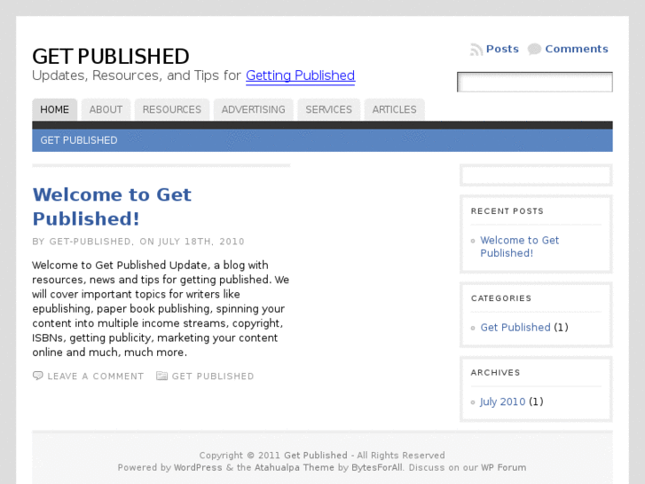 www.getpublishedupdate.com
