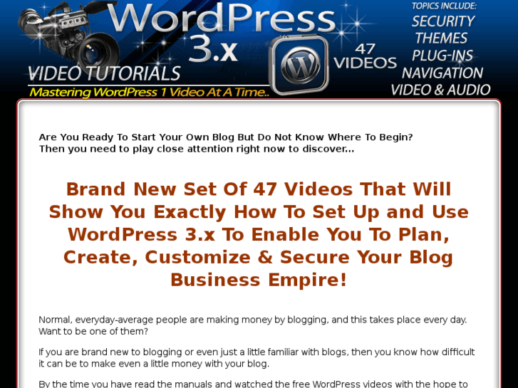 www.wordpress301tutorials.com