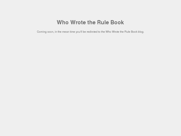 www.whowrotetherulebook.com