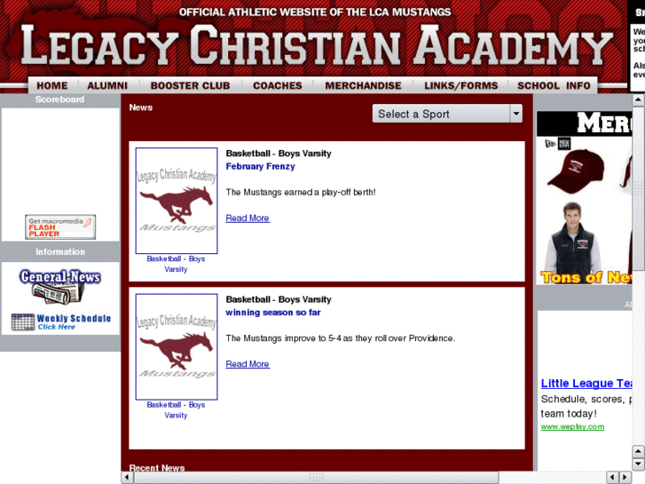 www.lcamustangs.com
