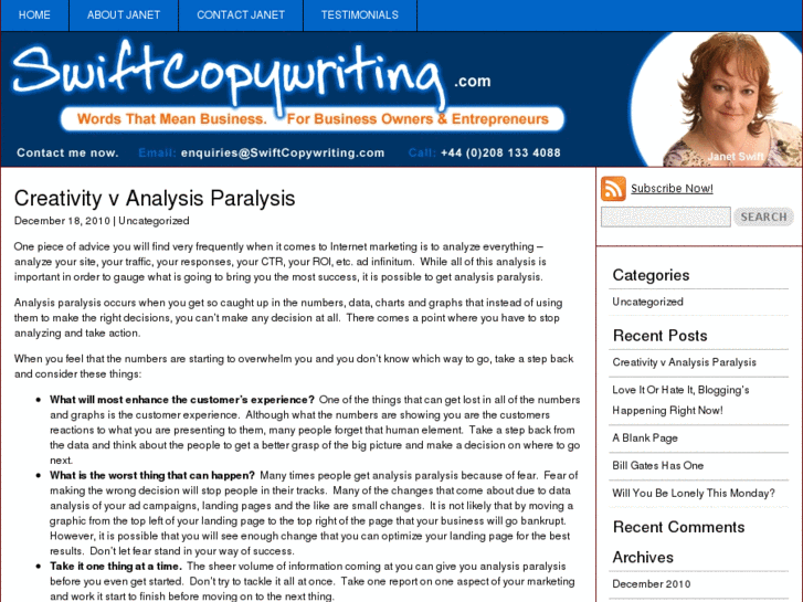 www.swiftcopywriting.com