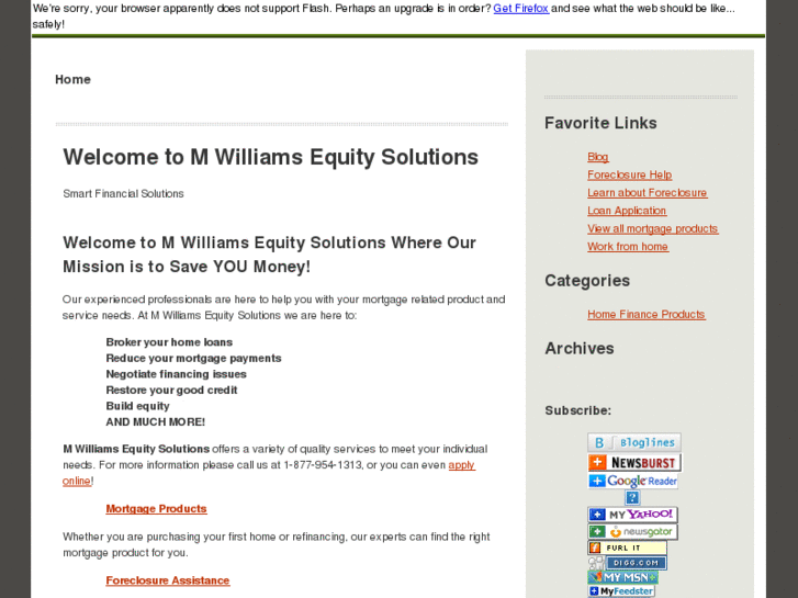 www.mwilliamsequitysolutions.com