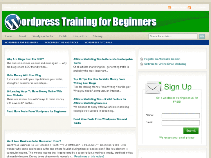 www.wordpressbeginnerstraining.com