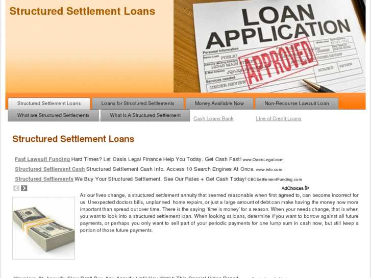 www.structuredsettlementloans.net