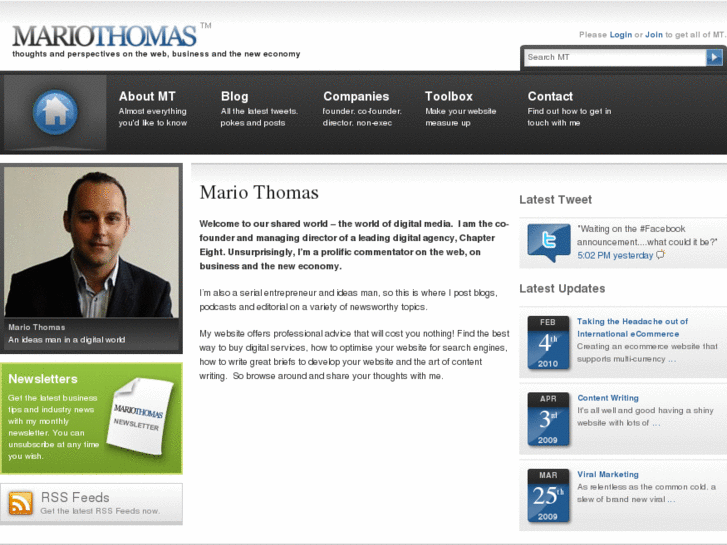 www.mariothomas.info