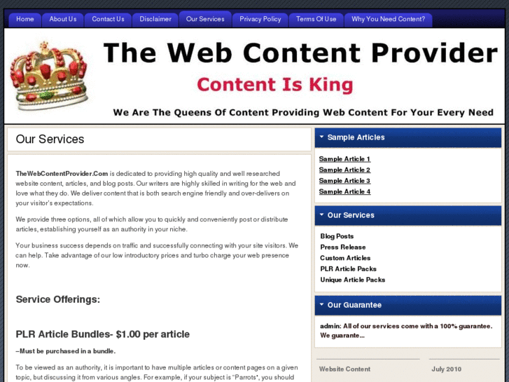 www.thewebcontentprovider.com