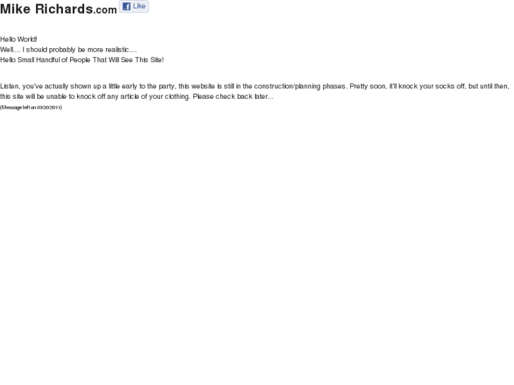 www.mikemrichards.com