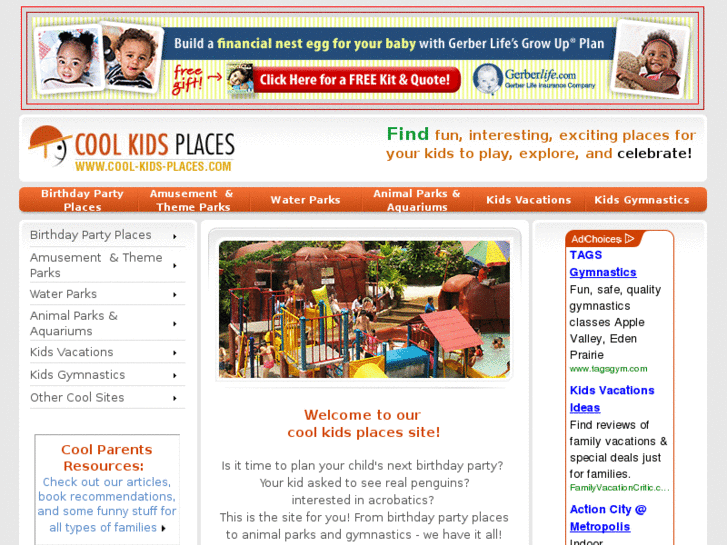 Cool-Kids-Places.Com: Cool Kids Places - Find Cool Places to Have Fun ...