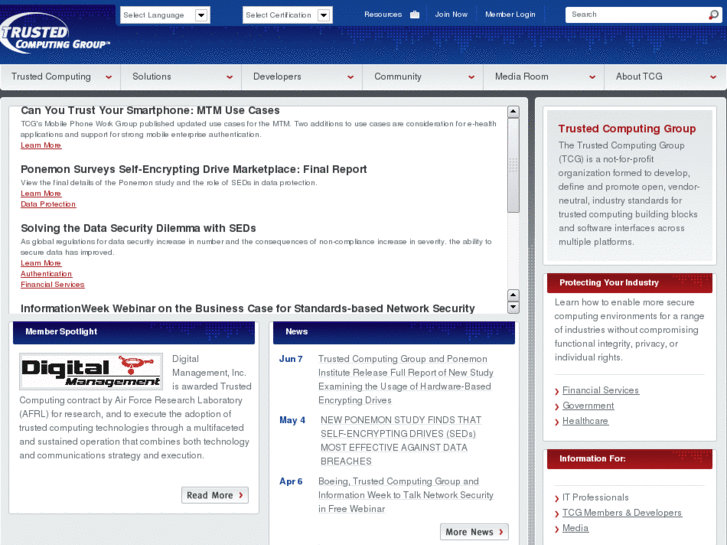 www.trustedcomputinggroup.com