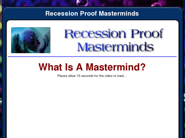 www.recessionproofmasterminds.com