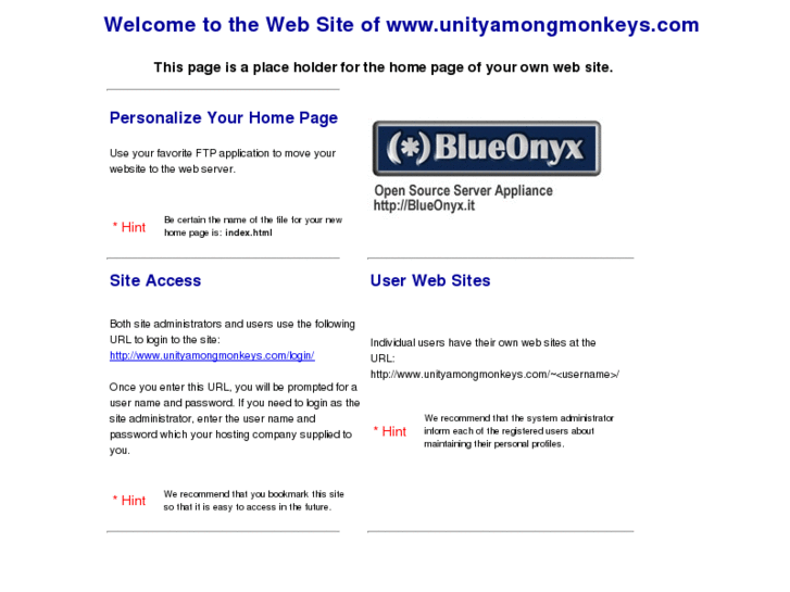 www.unityamongmonkeys.com