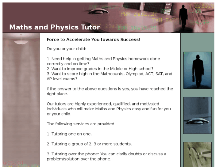 www.mathsandphysicstutor.com
