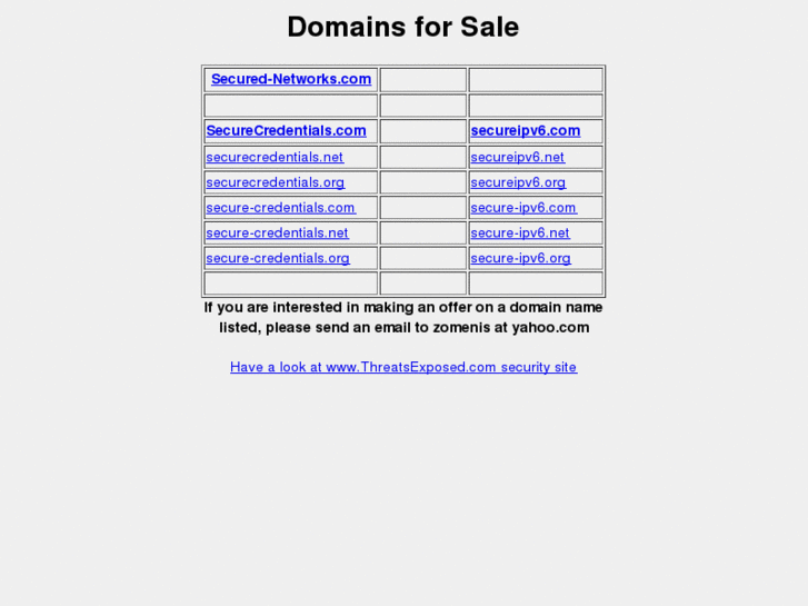 www.secure-credentials.net